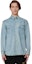 Purchase CELINE Light Blue Solid Color Long Sleeve Button-Up Shirt. 2T303361U08YK