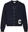 Order CELINE Logo Pattern Knit Cardigan Long Sleeve Casual Sweater. 2AD9O830I-07MR