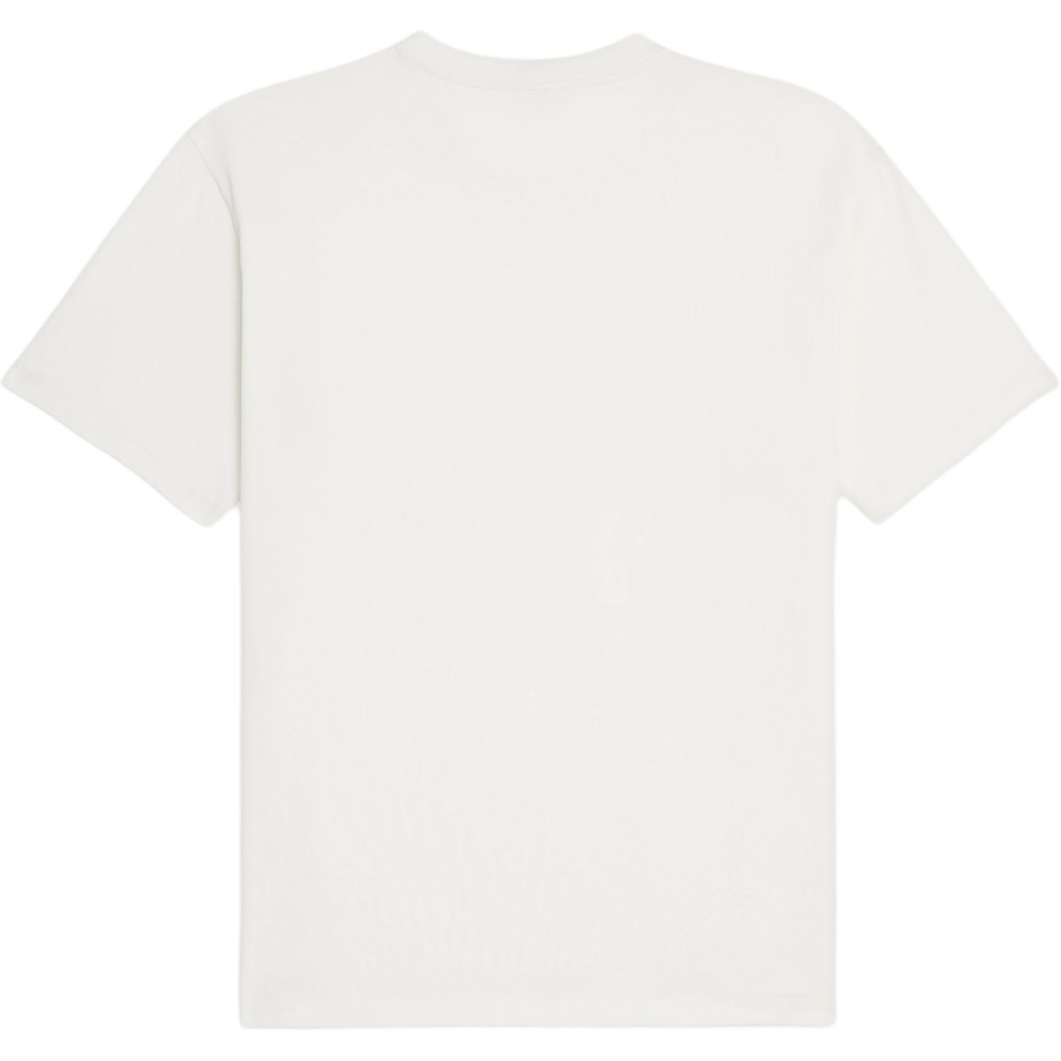 Lookbook CELINE Baju T-Shirt Logo Cetak Leher Bulat Lengan Pendek - Putih 2X15M671Q-01OR