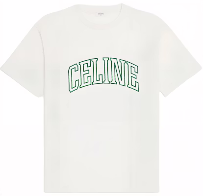 CELINE Logo Print Crewneck T-Shirt - Off White. 2X60L671Q-01UZ Buy CELINE Logo Print Crewneck T-Shirt - Off White. 2X60L671Q-01UZ