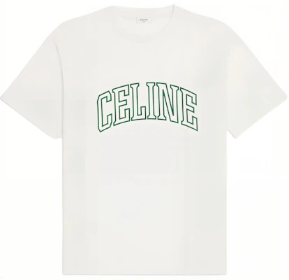 CELINE Logo Print Crewneck T-Shirt - Off White. 2X60L671Q-01UZ Order CELINE Logo Print Crewneck T-Shirt - Off White. 2X60L671Q-01UZ
