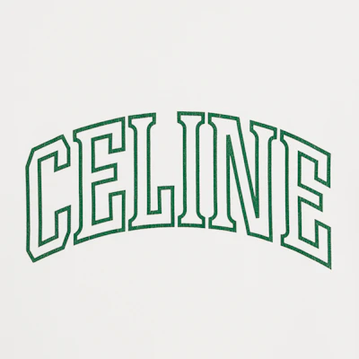 CELINE Logo Print Crewneck T-Shirt - Off White. 2X60L671Q-01UZ Purchase CELINE Logo Print Crewneck T-Shirt - Off White. 2X60L671Q-01UZ