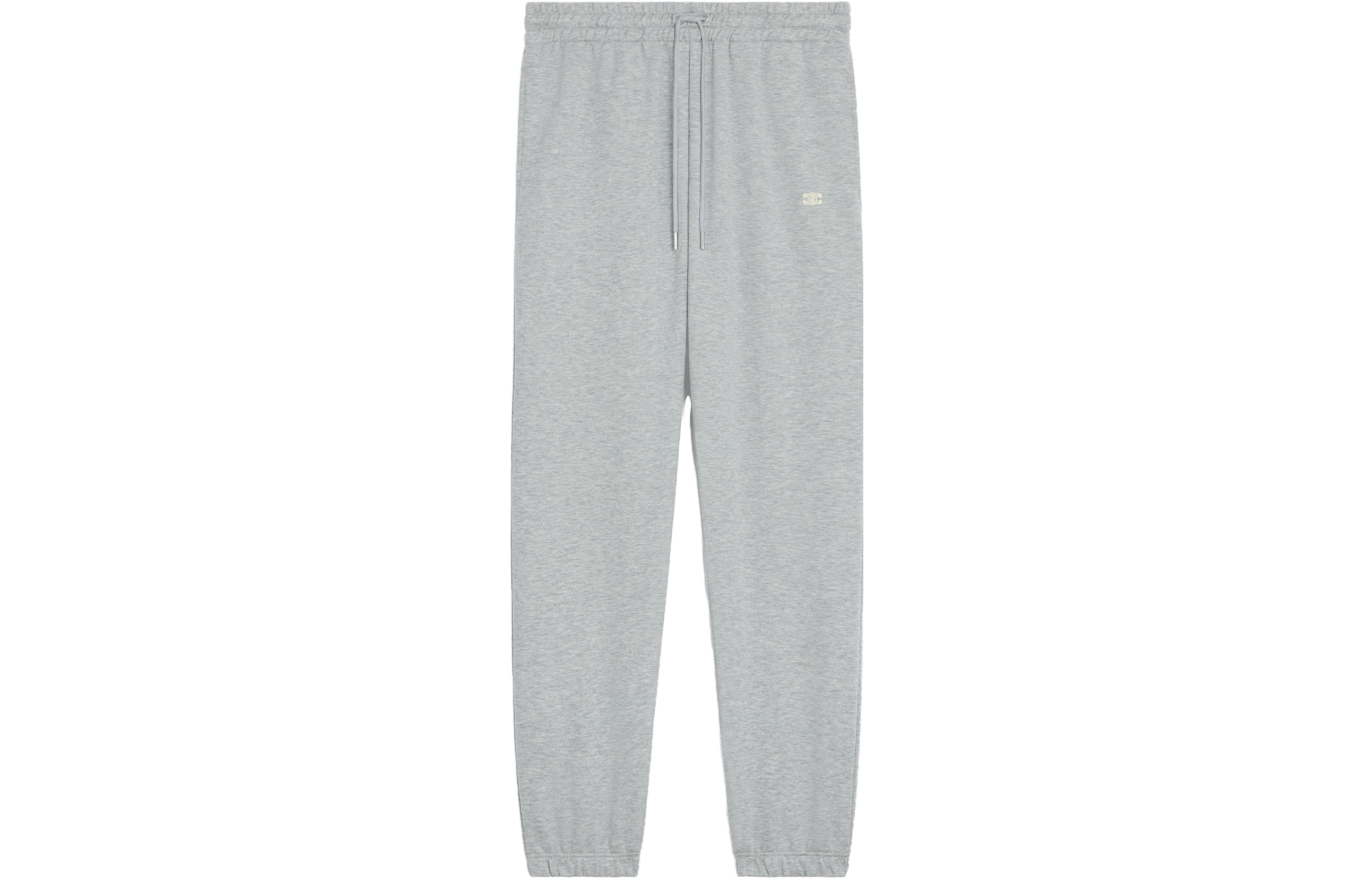 CELINE  Loose Fit Knit Joggers Drawstring Sweatpants - Grey 2Z551450I-09OW