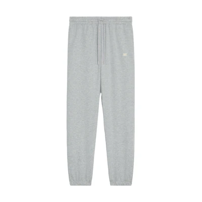 CELINE Loose Fit Knit Joggers Drawstring Sweatpants - Grey 2Z551450I-09OW