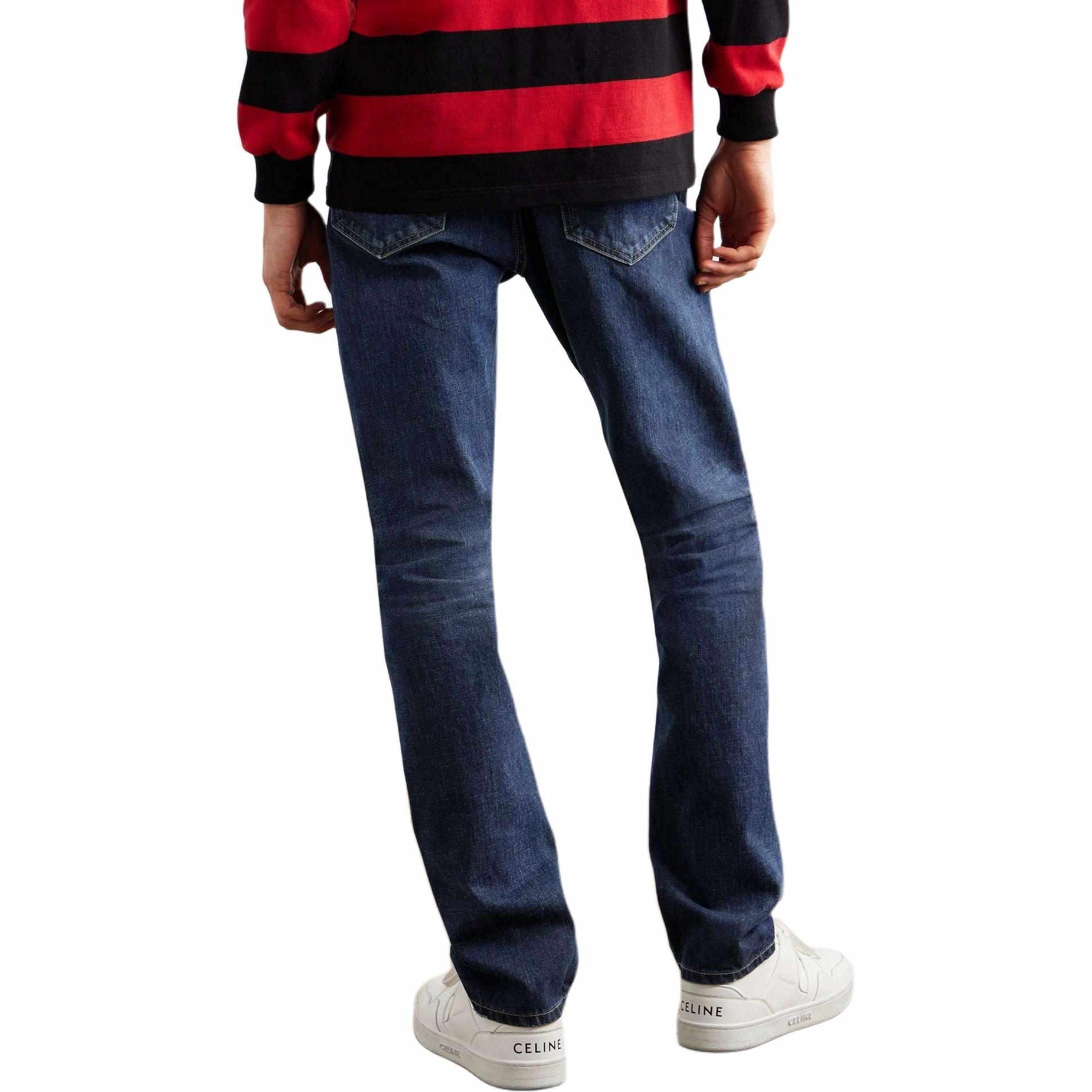 Purchase CELINE 低腰紐扣寬松牛仔褲 經典靛藍色 2N785787D-07ID