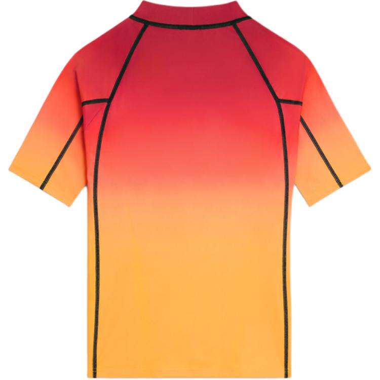 Lookbook CELINE 漸層標誌印花圓領T恤 橙色 2X52M729Y-14MA