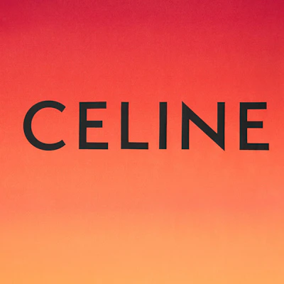 CELINE 漸層標誌印花圓領T恤 橙色 2X52M729Y-14MA Purchase CELINE 漸層標誌印花圓領T恤 橙色 2X52M729Y-14MA