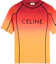 Sizing CELINE 漸層標誌印花圓領T恤 橙色 2X52M729Y-14MA