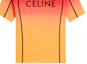 Cheap CELINE 漸層標誌印花圓領T恤 橙色 2X52M729Y-14MA