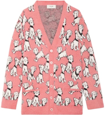 思琳 粉色狗狗提花羊毛针织短袖毛衣 2A94W531Q-24BP Order 思琳 粉色狗狗提花羊毛针织短袖毛衣 2A94W531Q-24BP