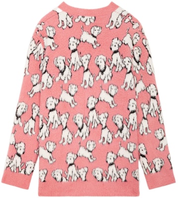 思琳 粉色狗狗提花羊毛针织短袖毛衣 2A94W531Q-24BP Lookbook 思琳 粉色狗狗提花羊毛针织短袖毛衣 2A94W531Q-24BP