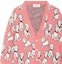 Purchase 思琳 粉色狗狗提花羊毛针织短袖毛衣 2A94W531Q-24BP