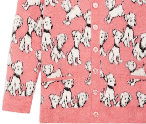 思琳 粉色狗狗提花羊毛针织短袖毛衣 2A94W531Q-24BP Details for 思琳 粉色狗狗提花羊毛针织短袖毛衣 2A94W531Q-24BP
