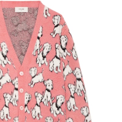 思琳 粉色狗狗提花羊毛针织短袖毛衣 2A94W531Q-24BP Sizing 思琳 粉色狗狗提花羊毛针织短袖毛衣 2A94W531Q-24BP