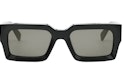 Lookbook CELINE Rectangular Black Sunglasses with Logo on Temples. CL40280U01a