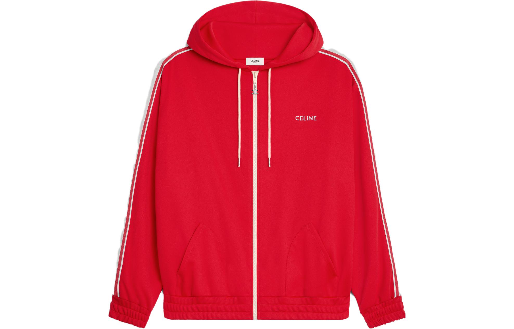 CELINE  Red Striped Jacket with Embroidered Logo 2Y58B121O-27OW 圖 2