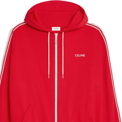 CELINE Red Striped Jacket with Embroidered Logo 2Y58B121O-27OW Purchase CELINE Red Striped Jacket with Embroidered Logo 2Y58B121O-27OW