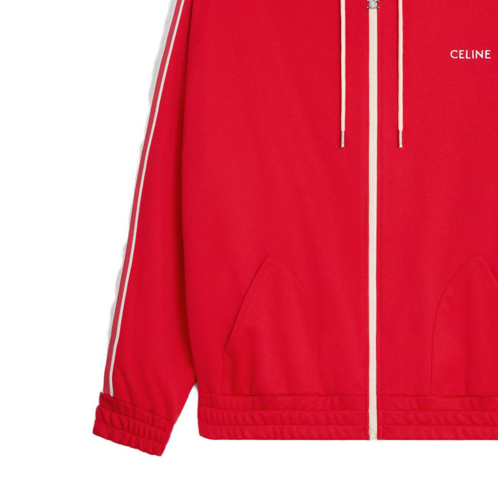 CELINE  Red Striped Jacket with Embroidered Logo 2Y58B121O-27OW 圖 6