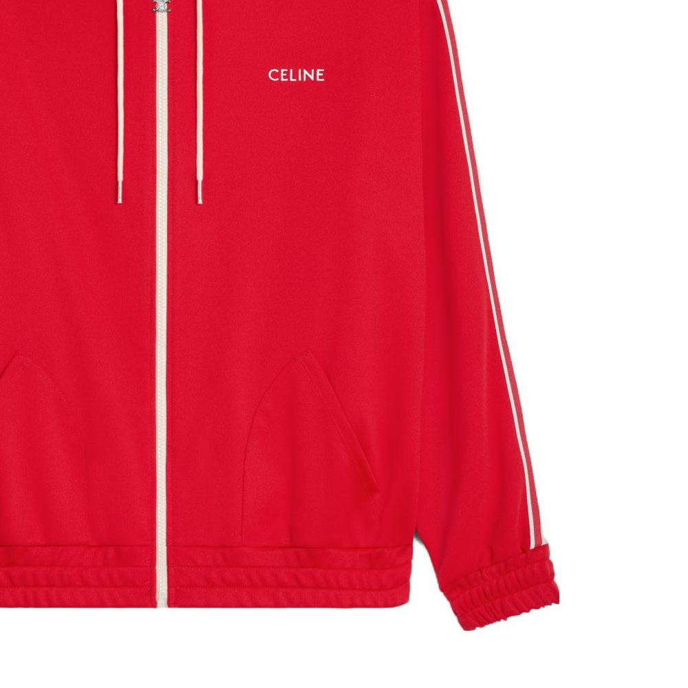 CELINE  Red Striped Jacket with Embroidered Logo 2Y58B121O-27OW 圖 7