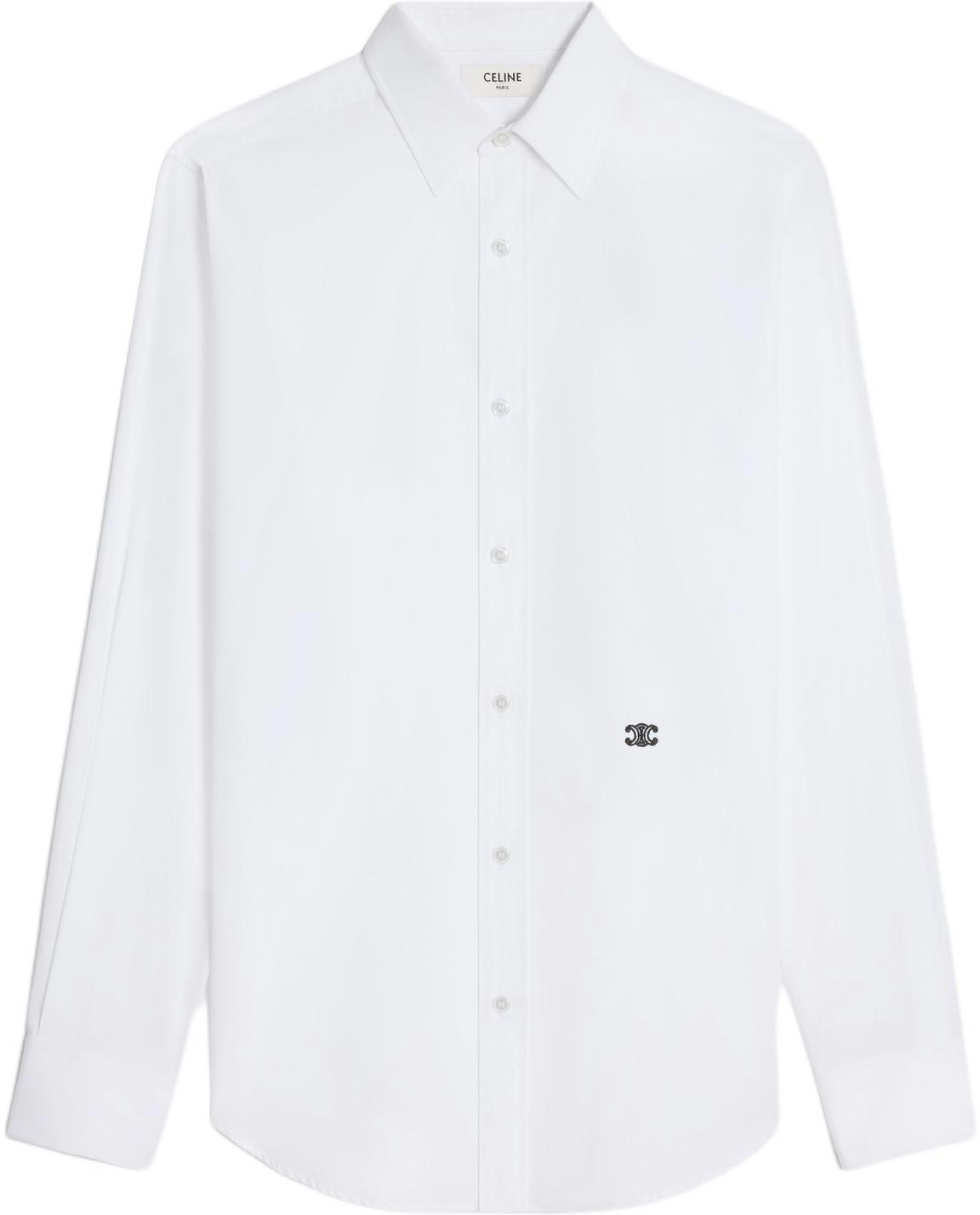 celine-slim-fit-long-sleeve-button-up-shirt-white-with-logo-2-c983091-f-01-bc