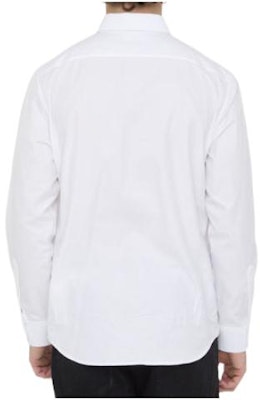 CELINE Slim Fit Long Sleeve Button-Up Shirt White with Logo. 2C983091F-01BC Lookbook CELINE Slim Fit Long Sleeve Button-Up Shirt White with Logo. 2C983091F-01BC