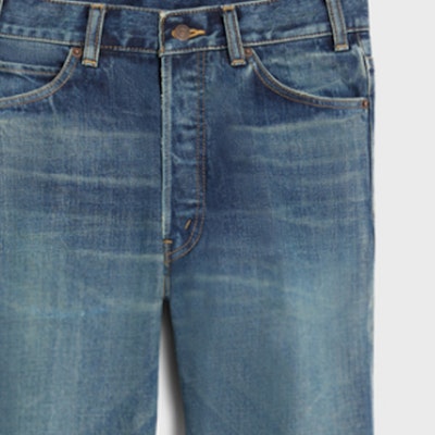 CELINE 直筒拉鍊口袋牛仔褲 藍色 2N807676X-08SA Lookbook CELINE 直筒拉鍊口袋牛仔褲 藍色 2N807676X-08SA