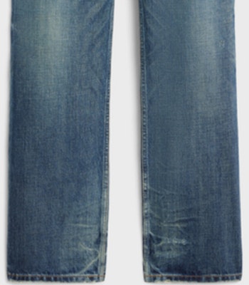 CELINE 直筒拉鍊口袋牛仔褲 藍色 2N807676X-08SA Purchase CELINE 直筒拉鍊口袋牛仔褲 藍色 2N807676X-08SA