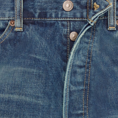 CELINE 直筒拉鍊口袋牛仔褲 藍色 2N807676X-08SA Sizing CELINE 直筒拉鍊口袋牛仔褲 藍色 2N807676X-08SA