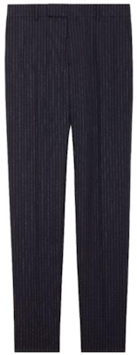 CELINE Striped Straight-Leg Pants in Navy Pinstripe. 2P085158M-07CN Order CELINE Striped Straight-Leg Pants in Navy Pinstripe. 2P085158M-07CN