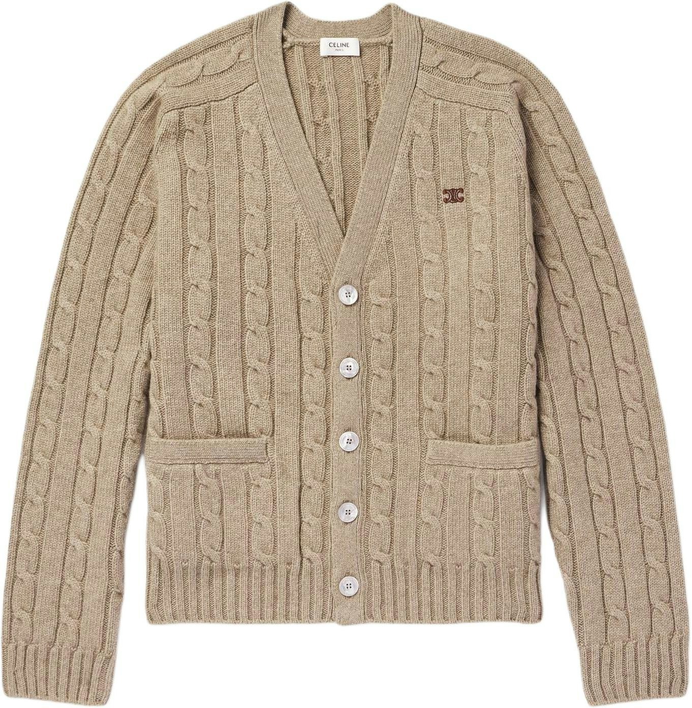 celine-v-neck-button-up-knit-cardigan-light-gray-brown-2-ad-5-g362-w-18-lt