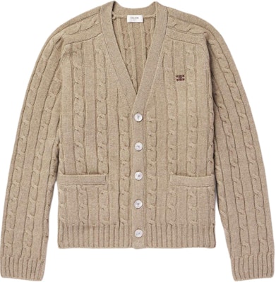 셀린느 브이넥 버튼업 니트 가디건 라이트 그레이 브라운 2AD5G362W-18LT Buy 셀린느 브이넥 버튼업 니트 가디건 라이트 그레이 브라운 2AD5G362W-18LT