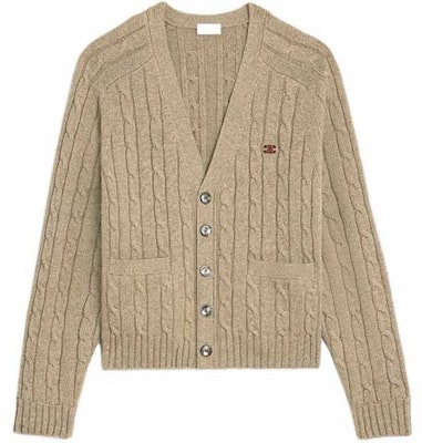 셀린느 브이넥 버튼업 니트 가디건 라이트 그레이 브라운 2AD5G362W-18LT Order 셀린느 브이넥 버튼업 니트 가디건 라이트 그레이 브라운 2AD5G362W-18LT