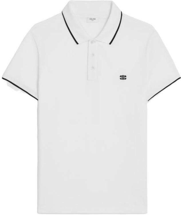 celine-white-short-sleeve-polo-t-shirt-with-logo-print-2-x75-h626-u-01-ob