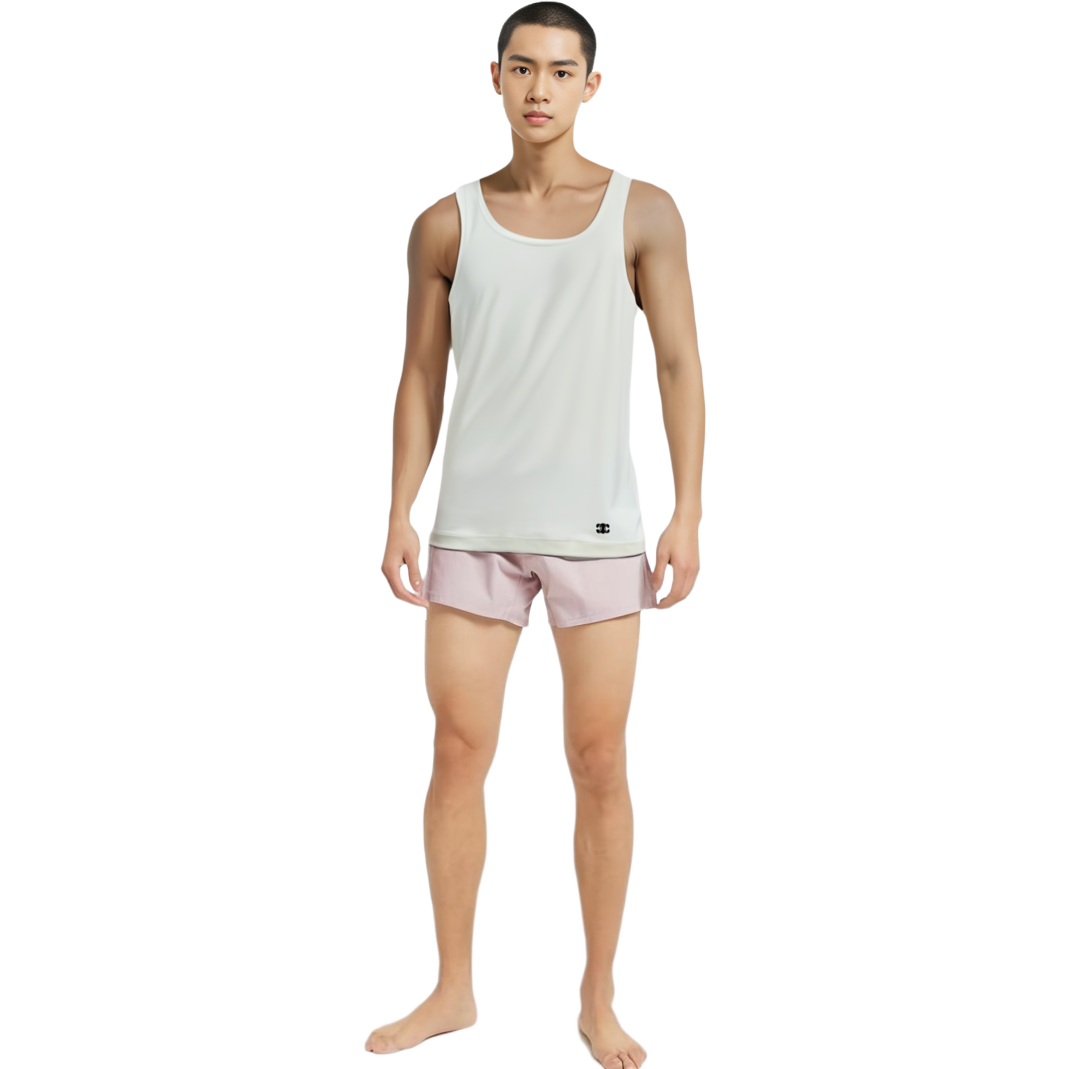 Lookbook 셀린느 화이트 슬리브리스 티셔츠 솔리드 자수 디자인. 2X365322T-01OB