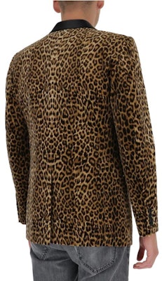 赛琳 黄色豹纹单扣西装外套. 2V094767K-18FV Purchase 赛琳 黄色豹纹单扣西装外套. 2V094767K-18FV