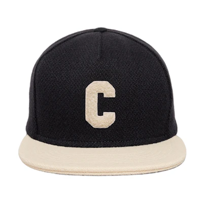 CELINE Alphabet Embroidered Baseball Cap Unisex Navy Blue. 2AUU3896C-07VA