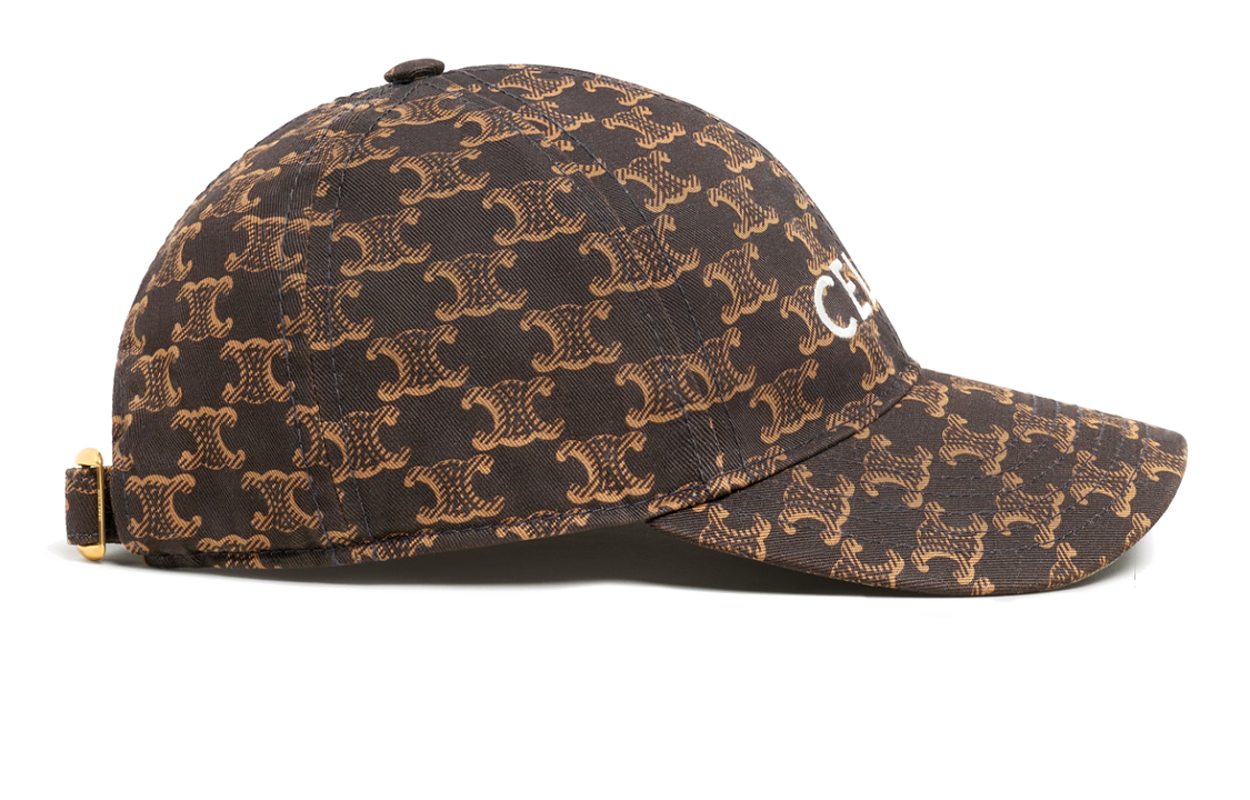 Shop CELINE Alphabet Embroidered Monogram Print Baseball Cap Unisex. 2AUA1731O-19MA