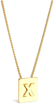 セリーヌ アルファベット ゴールド仕上げ Xネックレス ユニセックス カップル用. 46N0X6BRA-35OR Lookbook セリーヌ アルファベット ゴールド仕上げ Xネックレス ユニセックス カップル用. 46N0X6BRA-35OR
