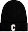 Buy CELINE Alphabet Logo Ribbed Knit Beanie Black . 2AG50378U38NO