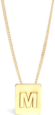 CELINE Kalung Huruf M Tembaga Uniseks Pasangan Emas. 46N0M6BRA-35OR Buy CELINE Kalung Huruf M Tembaga Uniseks Pasangan Emas. 46N0M6BRA-35OR
