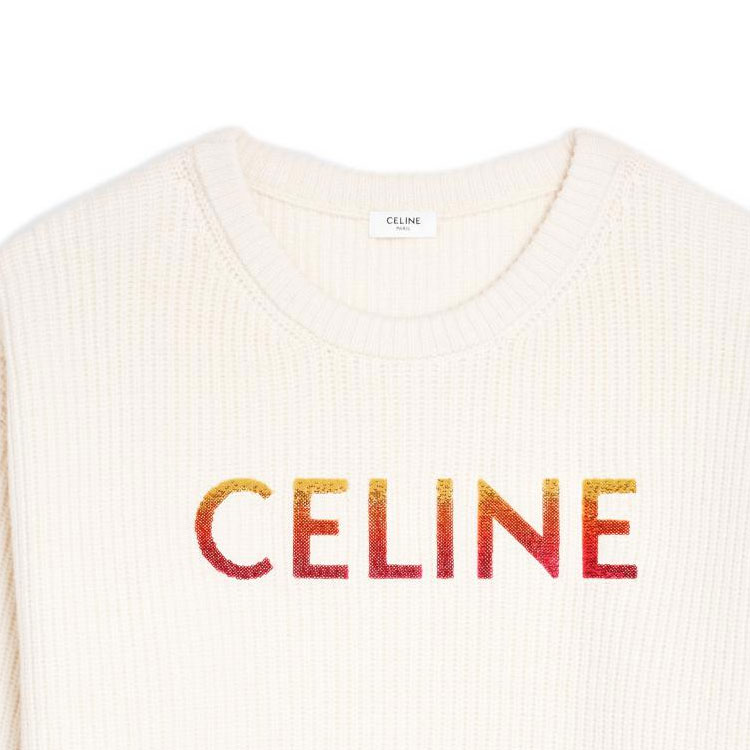 Details for 셀린 알파벳 풀오버 스웨트셔츠 남성 오프화이트. 2A09X666Q-01OW
