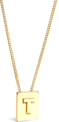 CELINE 字母T項鍊金色 男女黃銅情侶飾品 46N0T6BRA-35OR Lookbook CELINE 字母T項鍊金色 男女黃銅情侶飾品 46N0T6BRA-35OR