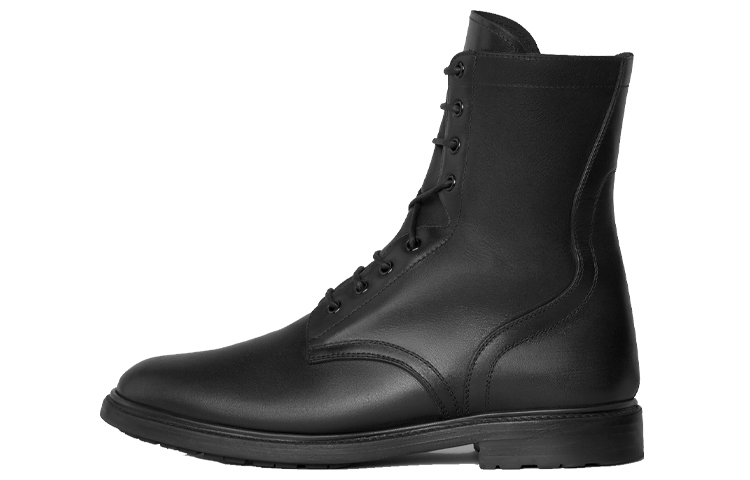 CELINE Ankle Boot 'Fashionable Black Lace-Up' 340363551C.38NO