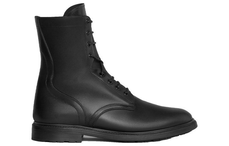 Order CELINE But Kasut Buku Hitam 'Lace-Up Bergaya' 340363551C.38NO