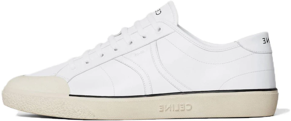 CELINE賽琳 AS-01 ALAN 小牛皮 圓頭系帶舒適百搭耐磨 低幫 板鞋 男款 白色 Buy CELINE賽琳 AS-01 ALAN 小牛皮 圓頭系帶舒適百搭耐磨 低幫 板鞋 男款 白色