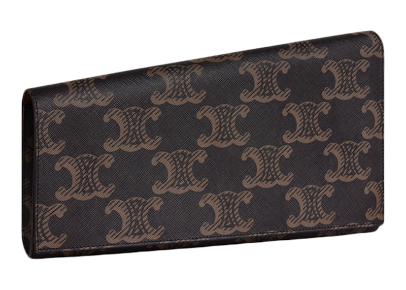 Order Celine Asimetrik Clutch XL Triomphe Tan