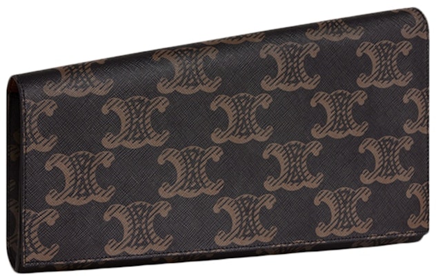 赛琳特大号不对称Triomphe手拿包褐色 Order 赛琳特大号不对称Triomphe手拿包褐色