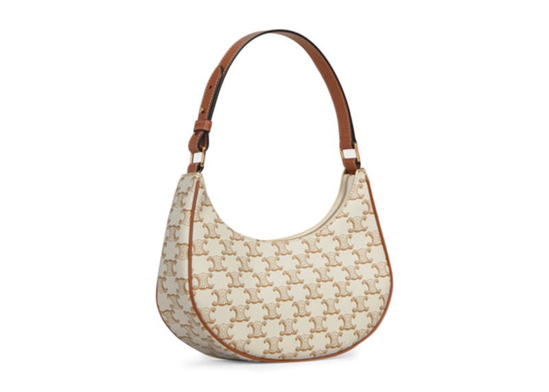 Celine Ava Bag Triomphe White