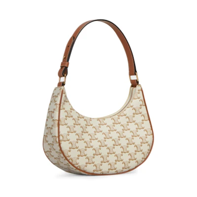Celine Ava Bag Triomphe White