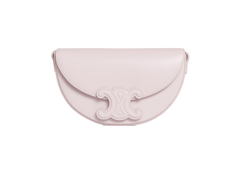 Celine Besace Cuir Triomphe in Smooth Calfskin Light Pink